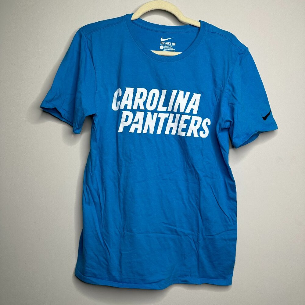 Nike Athletic Cut Carolina Panthers Shirt Men's Small